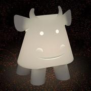 Zoo børnebordlampe fra Zoolight med dyrefigur