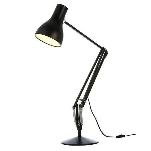Sort Anglepoise Type 75 skrivebordslampe med fjederarm