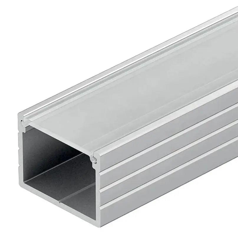 Aluprofil 18x13 til LED-strip med matteret cover